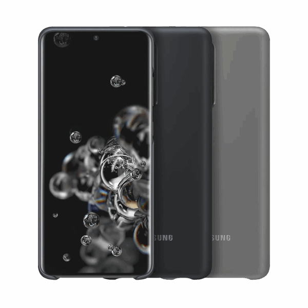 Capa para Telefone Led Cover S20 Ultra, Preta