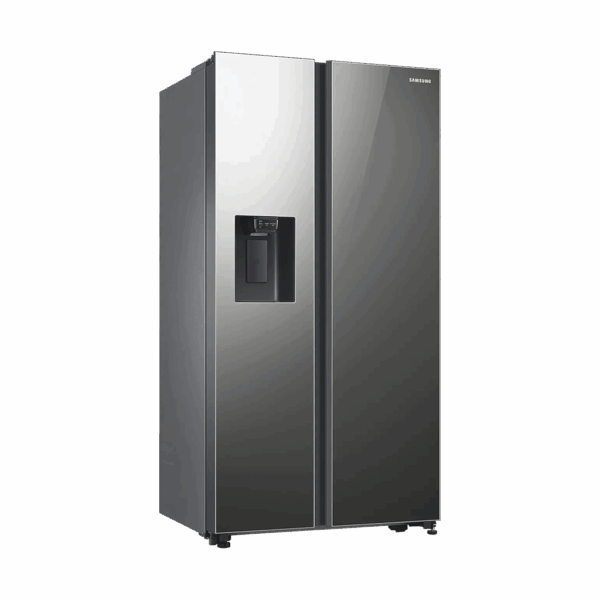 Samsung Side by Side 617L frigde_1 Geleira Samsung de 2 portas com Dispensador de água 617L, Prata