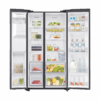 Samsung Side by Side 617L frigde_4 Geleira Samsung de 2 portas com Dispensador de água 617L, Prata