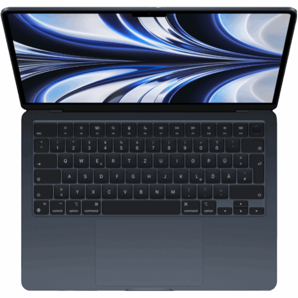 Z160 13-INCH MACBOOK AIR APPLE M2 CHIP WITH 8-CORE CPU AND 8-CORE GPU 512GB 16GB - MIDNIGHT (02) 13-INCH MACBOOK AIR APPLE M2 CHIP WITH 8-CORE CPU AND 8-CORE GPU 512GB 16GB - MIDNIGHT