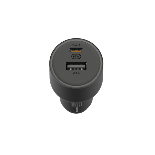 XIAOMI 67W CAR CHARGER USB-A + TYPE-C