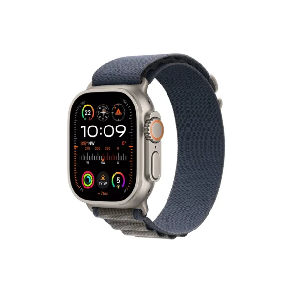 APPLE WATCH ULTRA 2 GPS + CELLULAR, 49MM TITANIUM CASE WITH BLUE ALPINE LOOP - MEDIUM