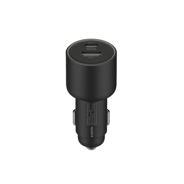 XIAOMI 67W CAR CHARGER USB-A + TYPE-C