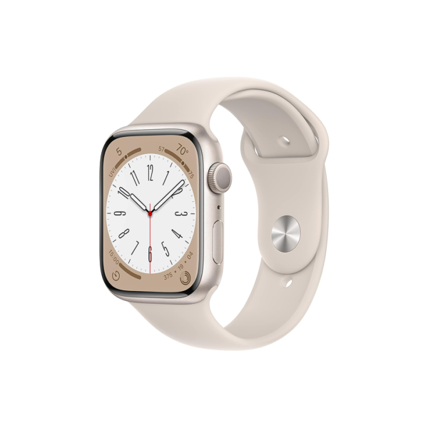 APPLE WATCH SERIES 8 GPS 41MM STARLIGHT ALUMINIUM CASE WITH STARLIGHT SPORT BAND