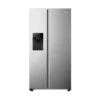 H690SS-IDL - Hisense Geleira 481L Side By Side C/Dispensador de Agua, Maquina Fazer Gelo