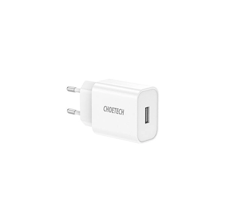 C0029EU-WH - Choetech - Smart Phone USB Charger 5V 2A EU Plug Travel Charger Adapter USB