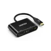HUB-M17 - CHOETECH,2 in 1 USB-C Adapter.HDMI.VGA,USB-C