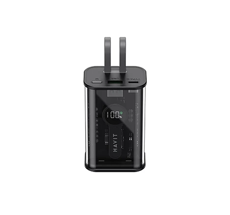 1 HV-PB94 - HAVIT PB94 | Fast Charging Power Bank 10.000mAh|3in1 Bulit In Cables |USB Micro