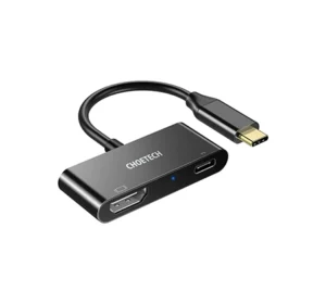 HUB-M03BK - CHOETECH Gold-plated Connectors , Type C to HDMI adapter