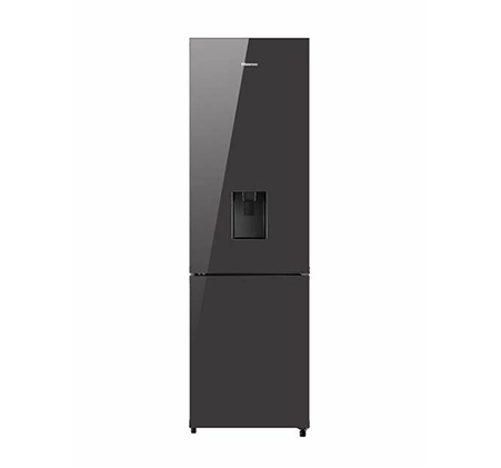 1 H370BMIB-WD - Hisense Geleira 263L Black Glass
