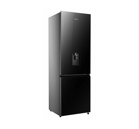 1 H450BMIB-WD - Hisense Geleira 347L Black Glass A+