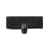 X1800PRO - Rapoo (Cambo) 2 4 GHz Wireless Optical Mouse & Keyboard Portuguess-Black