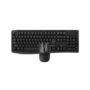 X1800PRO - Rapoo (Cambo) 2 4 GHz Wireless Optical Mouse & Keyboard Portuguess-Black