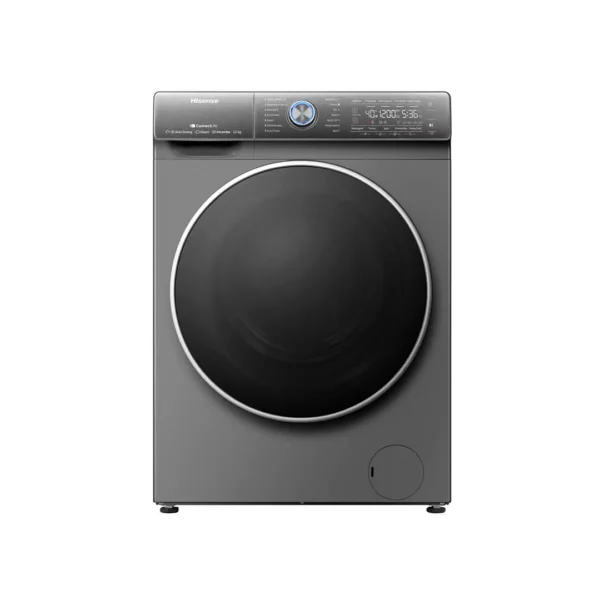 2 WFQR1214VAJMWT - MAQUINA LA VAR ROUPA 12KG TITANIUM GREY LED DISPLAY FRONT LOADING