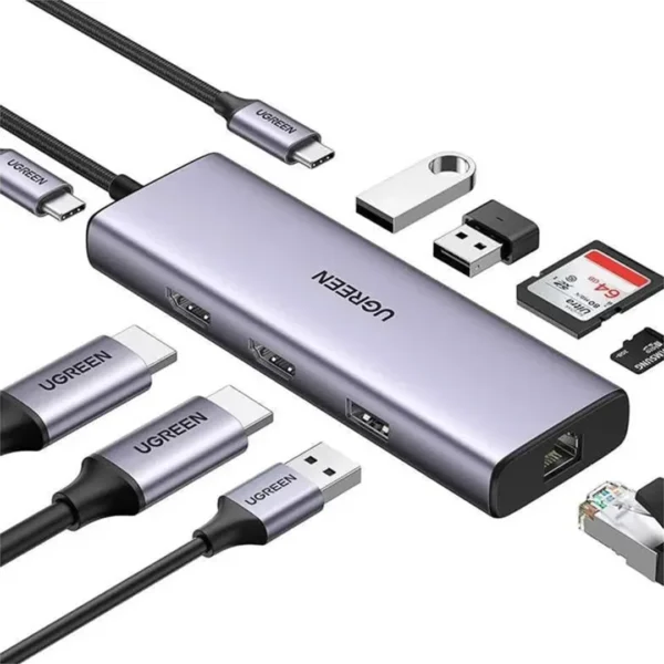 2 UGREEN 9-in-1 USB-C Multifunction Adapter