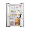 H690SS-IDL - Hisense Geleira 481L Side By Side C/Dispensador de Agua, Maquina Fazer Gelo