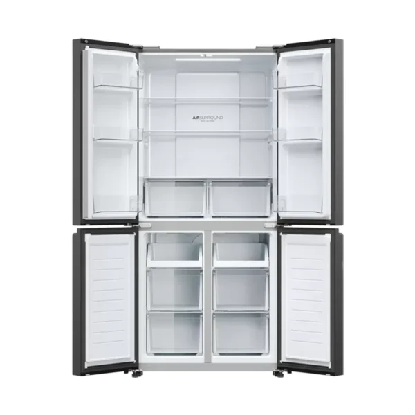 3 HRF525-MB - Geleira Haier| 4-Doors | 469L | NoFrost | Inverter | H-DEO Technology | Gemstone Blac