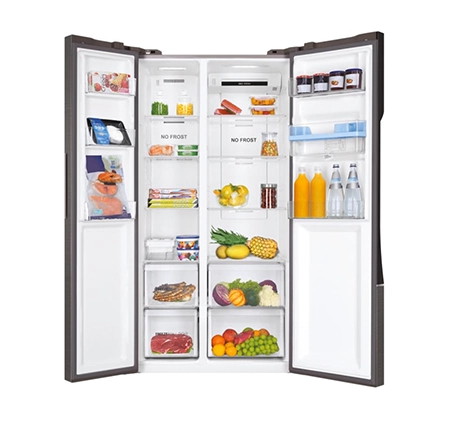 3 HSR3918EWPG - Geleira Haier HSR3918EWPG Side-by-Side Water Dispenser with Tank/Total No Frost