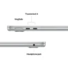 MC6J4 15-INCH MACBOOK AIR APPLE M4 CHIP WITH 10-CORE CPU AND 10-CORE GPU, 24GB, 512GB SSD - SILVER
