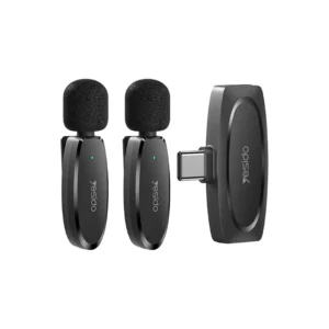 KR13 - Yesido - Double Wireless Microphone - Black