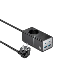 MC35 - Yesido - EU 40W Power Strip 1.5M - Black