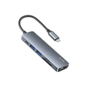 HB11 - Yesido - 6 IN 1 TYPR C PD Hub - Gray