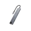 HB27 - Yesido - 8IN1 Hub adapter - Gray