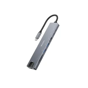 HB27 - Yesido - 8IN1 Hub adapter - Gray