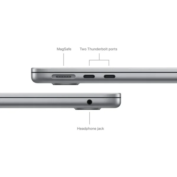MRXN3 13-INCH MACBOOK AIR APPLE M3 CHIP WITH 8-CORE CPU AND 8-CORE GPU, 8GB, 256GB SSD - SPACE GREY