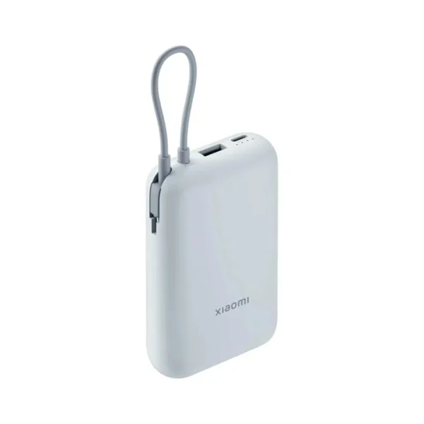 3 Xiaomi Power Bank 10000mAh (Integrated Cable) Ice Blue GL
