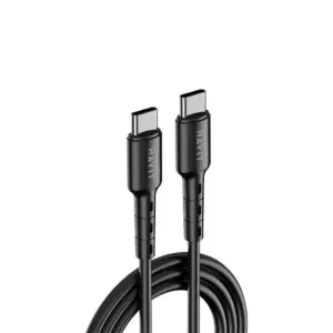 HV-CB6235 - HAVIT CB6235| Mobile Fast Charging 60W|Type-C To Type-C Cable |1.0M| Black
