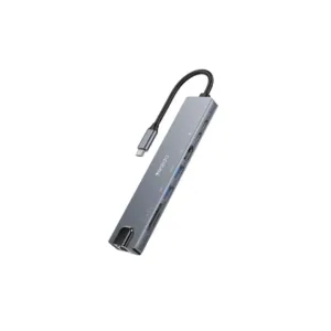 HB27 - Yesido - 8IN1 Hub adapter - Gray