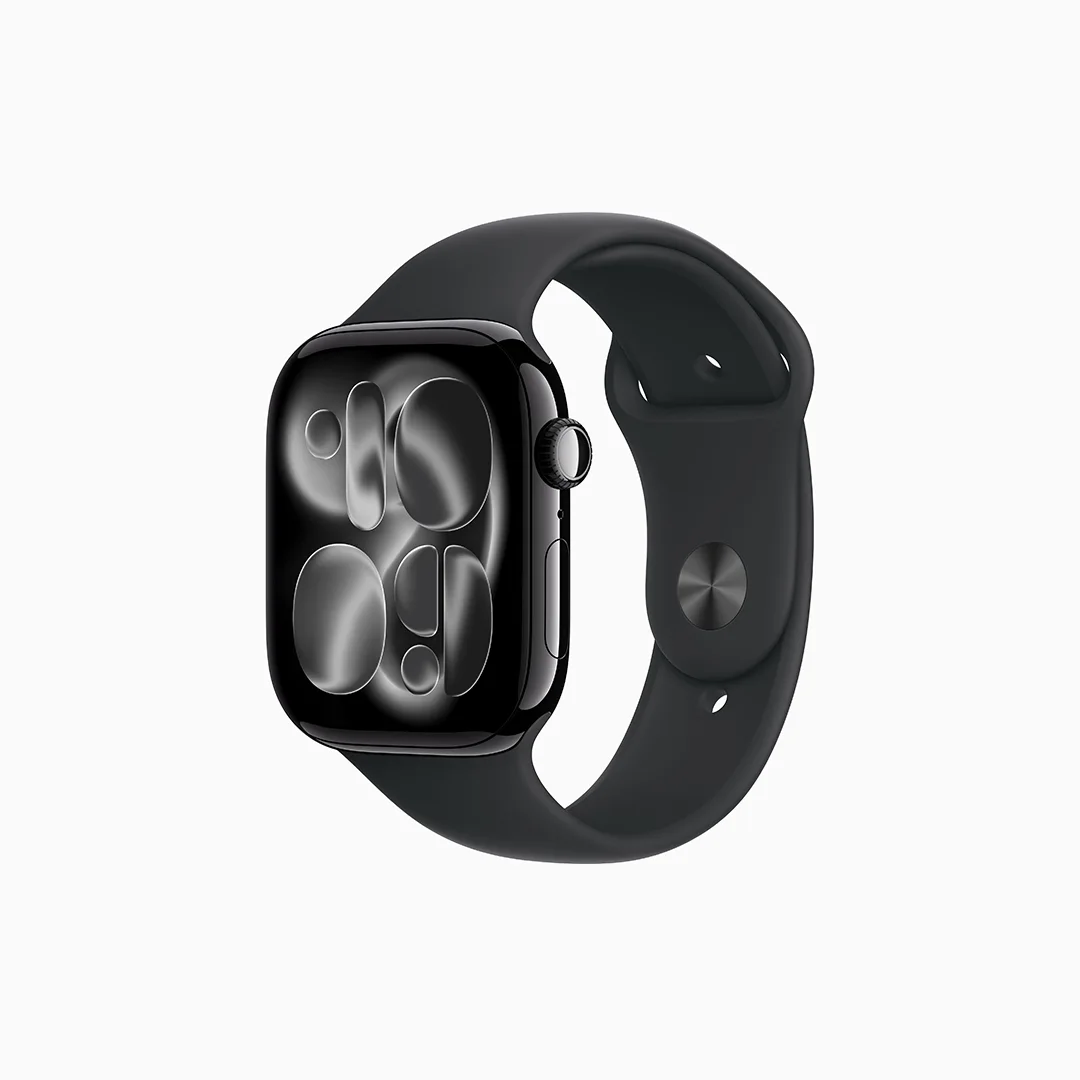 00000097 1 Apple Watch Series 11 GPS 46MM Jet Black Aluminium Case with Black Sport Band - M/L