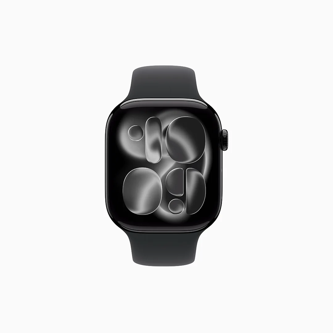 00000097 2 Apple Watch Series 11 GPS 46MM Jet Black Aluminium Case with Black Sport Band - M/L — imagem 2