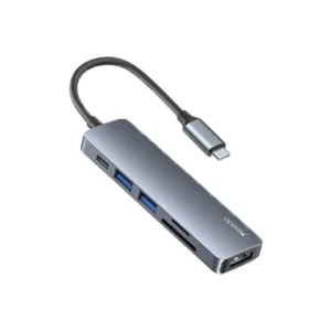 Yesido - 6 in 1 Typr C PD Hub - Gray