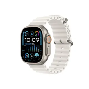 Apple Watch Ultra 2 GPS + Cellular, 49MM Titanium Case with White Ocean Band — imagem 2