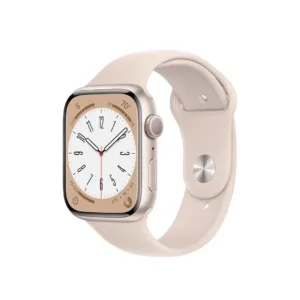 Apple Watch Series 8 GPS 45MM Starlight Aluminium Case with Starlight Sport Band